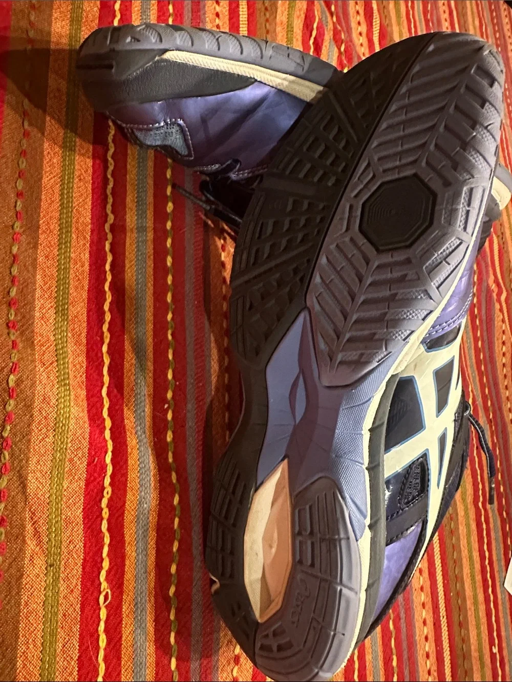 ASICS Women’s Blue Volleyball Shoes 8.5